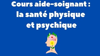 La souffrance physique et psychique module 2 aide soignant [upl. by Nirag241]