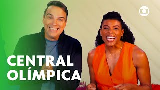 Fernanda Garay e Tadeu Schmidt estão juntos na Central Olímpica 🏅  Olimpíadas de Paris 2024 [upl. by Aiotal552]