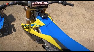 2022 Suzuki RMZ250 at Perris Raceway [upl. by Neicul577]