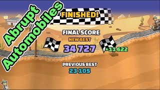 Hill Climb Racing 2  34727 pts  Abrupt Automobiles  Team Event [upl. by Aisnetroh628]