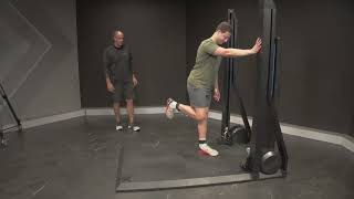 OxeFit  XS1  Single Leg Curl  Movement Demonstration [upl. by Hanus240]