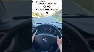 CİTROEN CELYSEE 0100  YAZILIMLI 16 HDİ 127 HP test inceleme citroen [upl. by Andrei965]