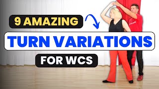 9 WCS Turn Variations for Westies [upl. by Enelahs]