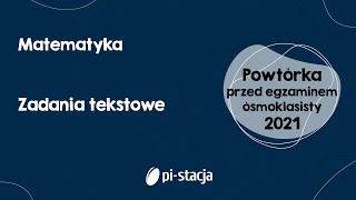 6 Przygotowanie do egzaminu ósmoklasisty 2021 z matematyki [upl. by Caesaria]