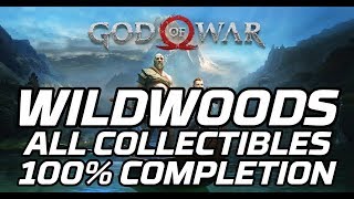 God of War Wildwoods  100  Completion Artefacts Chests Ravens Realm Tears Shrines [upl. by Latona]