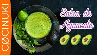 Receta Salsa Para Tacos De Aguacate  COCINUKI [upl. by Ybbil]