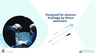 Precision Made Easy Abscess Drainage Catheter with Clear Visualization [upl. by Hanid]