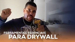 Você PRECISA conhecer essas ferramentas para Drywall [upl. by Odareg678]