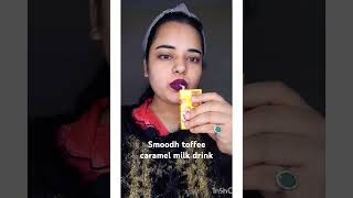 smoodh toffee caramel milk drink youtubeshortsmoodhyoutube [upl. by Ariamoy]