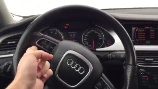 Audi A4 B8 2009  1N1 Steering Wheel Stiff Problem [upl. by Elocin]