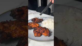 Crispy AIR FRYER CHICKEN THIGHS 🤤 healthyrecipes recipe [upl. by Okemak]