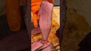 Traeger TriTip Slicing [upl. by Llenrag]