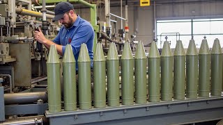 Einblick in die riesige USFabrik zur Herstellung großer Mengen erschreckender Munition [upl. by Anemaj752]