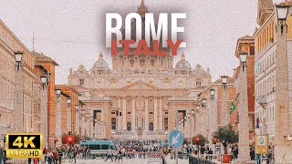 Rome Italy 🇮🇹  2024  4K Virtual Walking Tour around the City  Travel Guide [upl. by Laktasic]