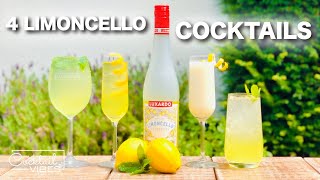 4 LIMONCELLO Cocktails  Cocktail Recipes [upl. by Kathye458]