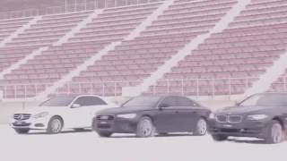 Audi Quattro vs Bmw xDrive vs Mercedes Benz 4matic SNOW TEST [upl. by Abrahams403]