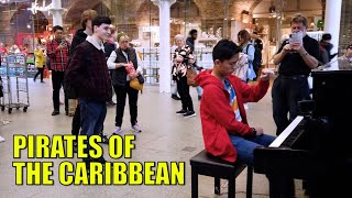 When I Play Pirates of the Caribbean on a Public Piano  Cole Lam [upl. by Ettenhoj]