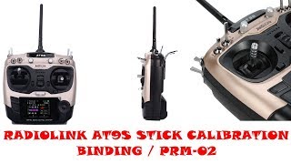 Radiolink at9s Stick Calibration Receiver Binding PRM02 module Telemetriİnceleme  Geliştirme [upl. by Ebaj]