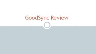 Goodsync Review [upl. by Aron]