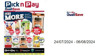 Pick n Pay specials ZA  24072024  06082024 [upl. by Asilehs]