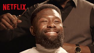 Barber Banter with Mea Culpa star Trevante Rhodes  Netflix [upl. by Kenwood642]