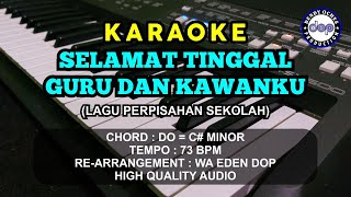 KARAOKE SELAMAT TINGGAL GURU DAN KAWANKU AUDIO JERNIH │ CREATED BY DOP [upl. by Pederson285]