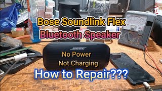 Bose Soundlink Flex no power not charging how to repair [upl. by Wehner959]