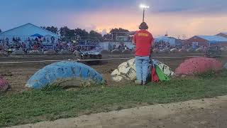 new alexandria lions club demolition derby August 8 2025 mini vans [upl. by Nolahp19]