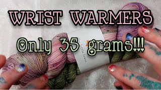 Crochet Lace Cap Hydrangea Inspired Wrist Warmers Mini Skeins [upl. by Windzer]