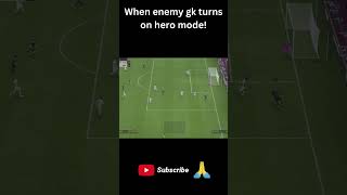 📌 When enemy gk turns on hero mode eafc24 shorts [upl. by Felder]