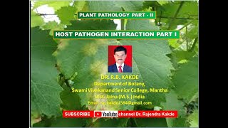 Host Pathogen Interaction  Structural and Biochemical Defence Mechanism in Plants [upl. by Ymirej]