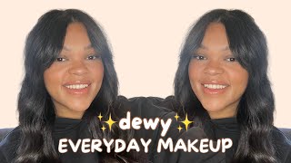 NEW dewy everyday makeup look  baileenorman [upl. by Annhoj653]