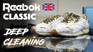 Reebok Classic deep cleaning with Jonny Bubbles [upl. by Eydie616]