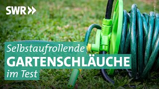 Gartenschläuche – wie gut rollen sie sich ein  Marktcheck SWR [upl. by Enelaj197]