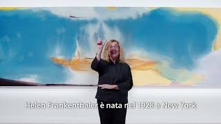 Sala 1  videoguida LIS  Helen Frankenthaler Dipingere senza regole [upl. by Jacquenetta333]