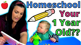 HOW TO TEACH A 1YEAROLD  Homeschool Routine for a 1 Year Old 1215 Months [upl. by Eiramave62]