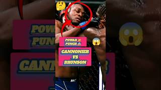 cannonier vs brunson ko  cannonier vs brunson knockout ufc shorts 😱🔥 [upl. by Ramalahs]