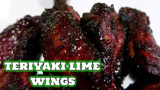 Teriyaki Lime Wings In The Oven  Easy Chicken Wing Recipes [upl. by Braswell]