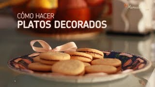 Tutorial para decoración de platos [upl. by Niemad459]