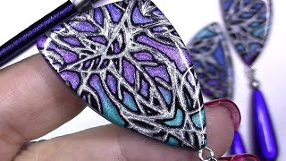 A Wonderful Silk Effect On Polymer Clay With A Simplified Hidden Magic Technique [upl. by Eivlys602]