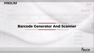 Barcode Generator and Scanner  FASCIA [upl. by Asilav674]