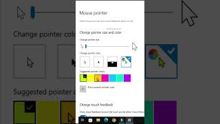 Change Mouse Pointer Color Windows shorts shortvideo computer [upl. by Ehud]