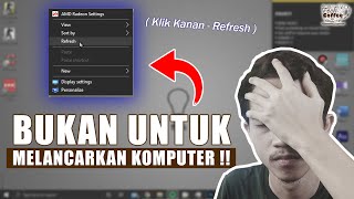 STOP quotKLIK KANAN REFRESH” BERKALIKALI ‼️  Penjelasan fungsi sebenarnya klik Refresh di Komputer [upl. by Anwat]