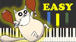 Exploding Kittens Theme Song Piano Tutorial [upl. by Jenine]