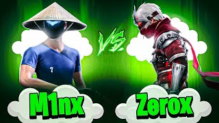 Zerox FF🇳🇵 Vs M1NX🇧🇩  Cleanest Fight Ever🍷1vs1 series 04 [upl. by Deckert]