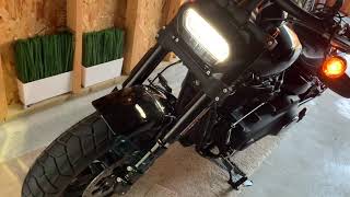 Fat bob 114 ci 2021 with Vance and Hines compitition exhaust [upl. by Nawk727]