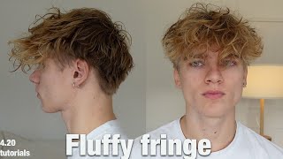 How to get a fluffy fringe  pros and cons Hair tutorial EP 1 [upl. by Trudnak726]