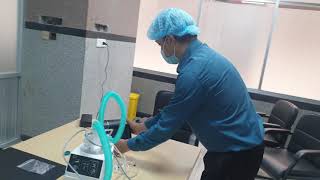 BiPAP Video3 How to operate BiPAP machine of Lowenstein Medical Brand [upl. by Dunson]