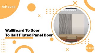 System Cabinet FAQs WallBoard to Door to Half Fluted Panel Door V5 [upl. by Danni]