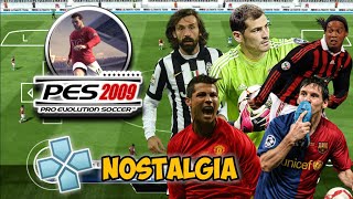 PES 2009 PRO EVOLUTION SOCCER PPSSPP NOSTALGIA [upl. by Bearnard]